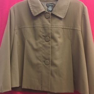 Crop blazer top